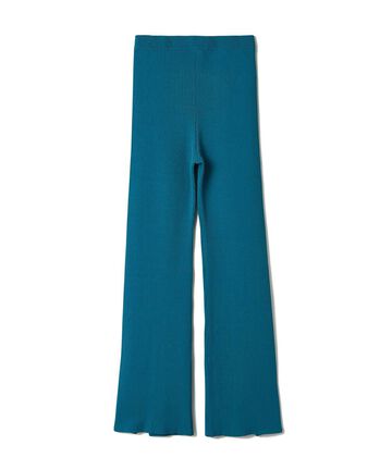 soduk/スドーク/colored stitch slit knit trousers/カラーステッチニットトラウザーズ