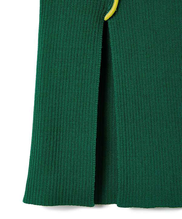 soduk/スドーク/colored stitch slit knit trousers/カラーステッチニットトラウザーズ