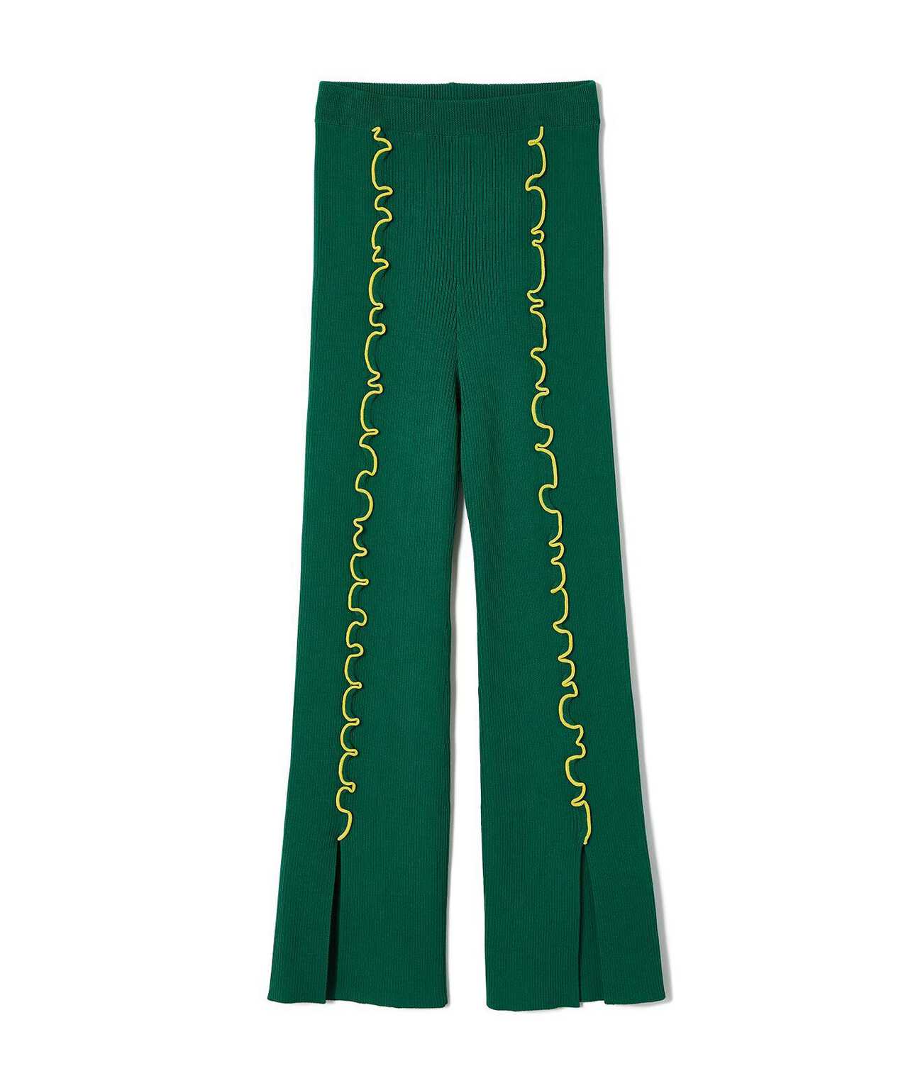 soduk knit pants green /スドーク　ニットパンツ