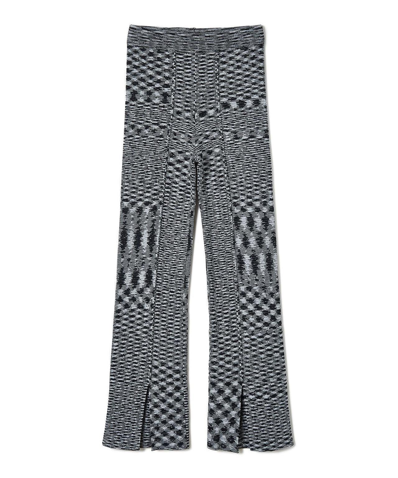soduk/スドーク/slit knit trousers/スリットニットトラウザーズ | LHP ...