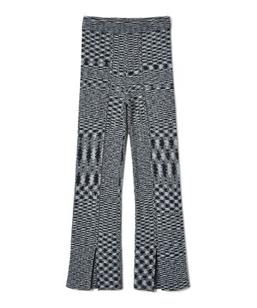 soduk/スドーク/slit knit trousers/スリットニットトラウザーズ
