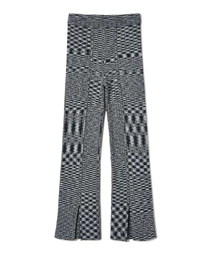 soduk/スドーク/slit knit trousers/スリットニットトラウザーズ | LHP 