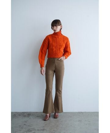 CLANE/クラネ/TWILL BELL BOTTOM PANTS/ツイルベルボトムパンツ