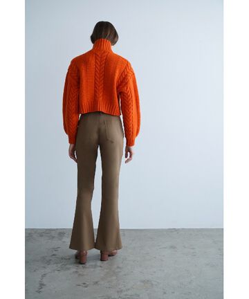 CLANE/クラネ/TWILL BELL BOTTOM PANTS/ツイルベルボトムパンツ