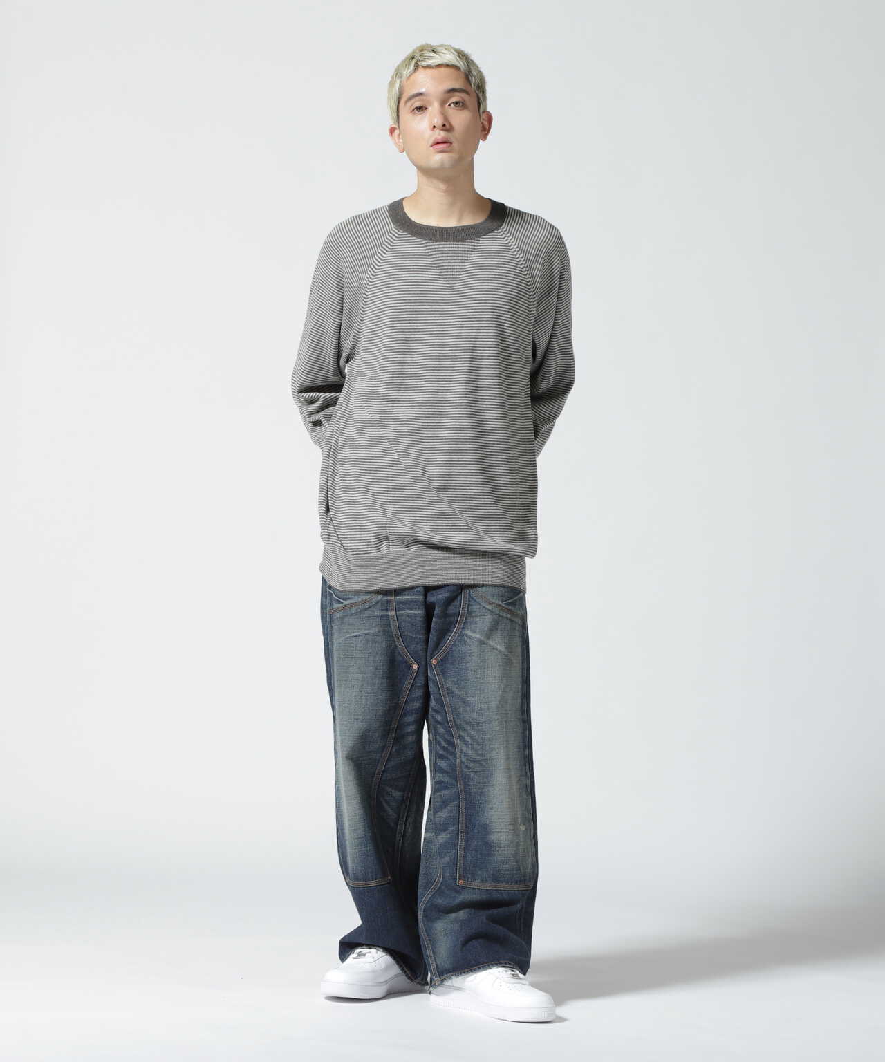 SUGARHILL/シュガーヒル/MUSTY FADED DOUBLE KNEE DENIM PANTS