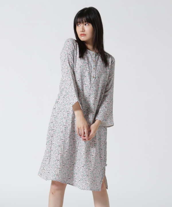 ogura akane x LittleSunnyBite/小倉茜×リトルサニーバイト/Rose print long shirts