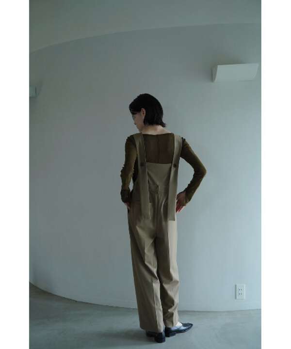 CLANE/クラネ/BACK RIBBON SUSPENDER SALOPETTE/バックリボンサスペンダーサロペット