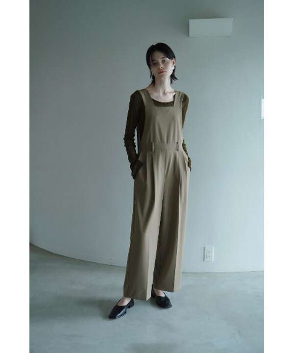 CLANE/クラネ/BACK RIBBON SUSPENDER SALOPETTE/バックリボン ...