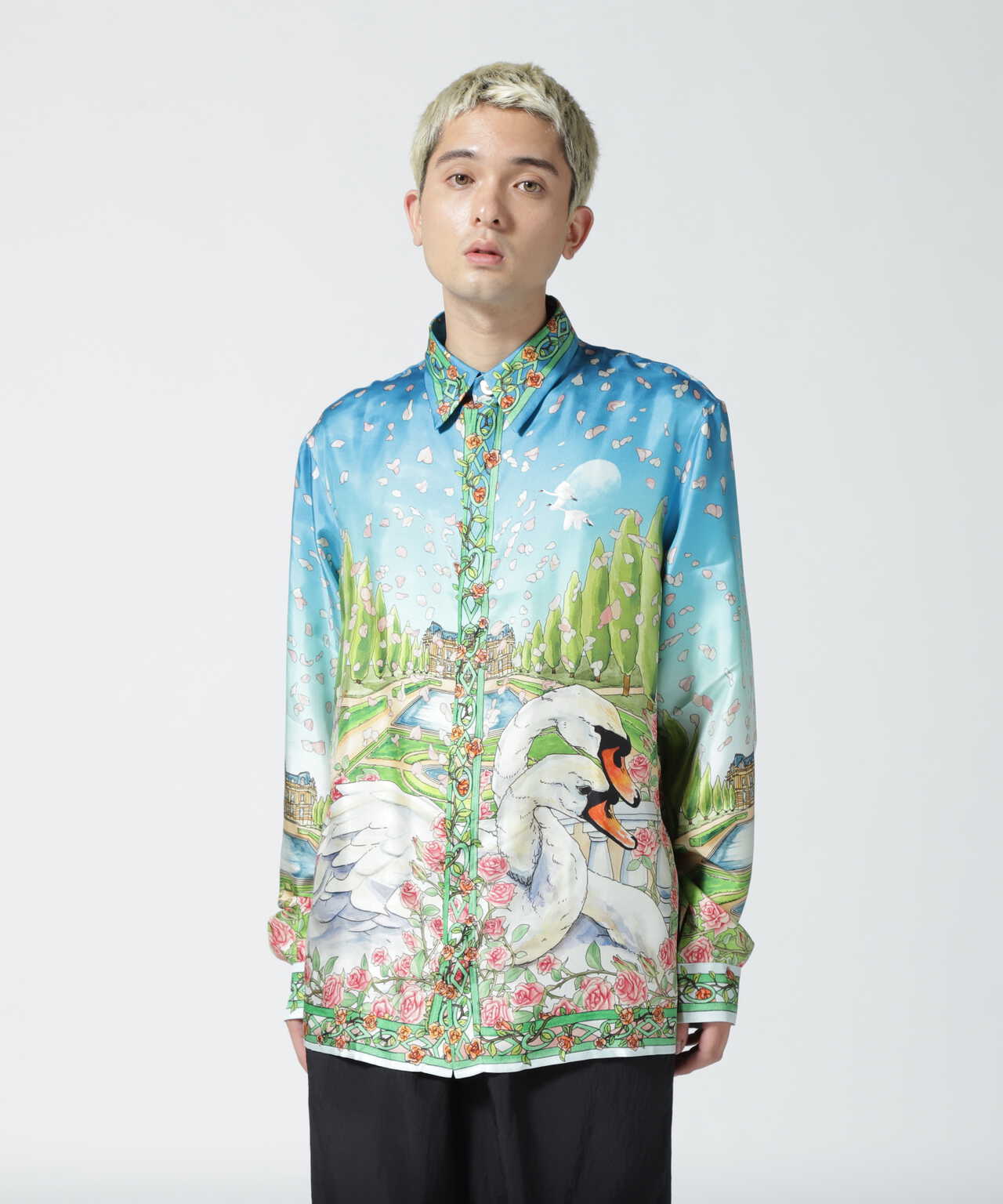 CASABLANCA/カサブランカ/LONG SLEEVE SILK SHIRT/ロングスリーブシルクシャツ | LHP ( エルエイチピー ) |  US ONLINE STORE（US オンラインストア）