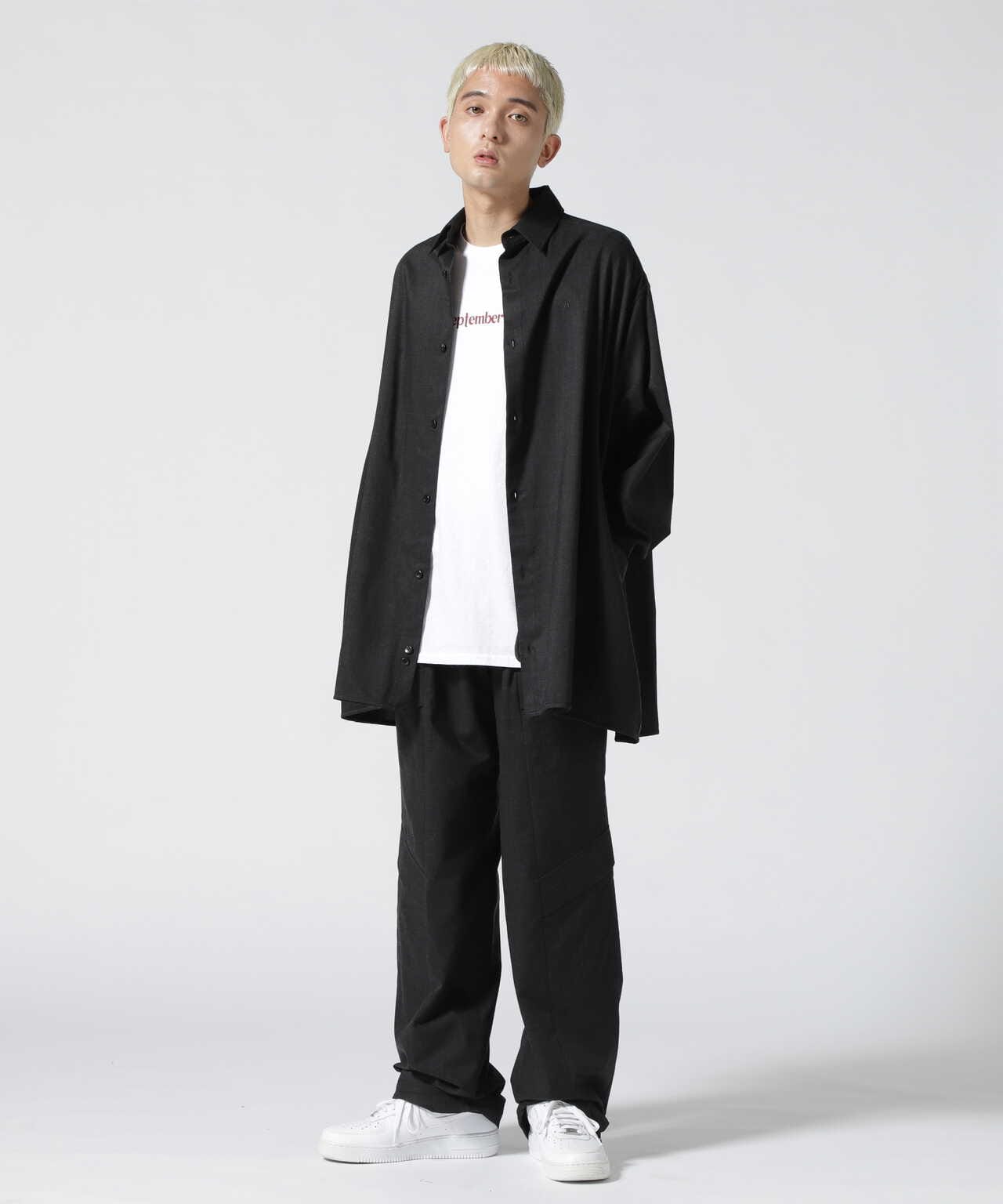 th products.stripe oversized shirt