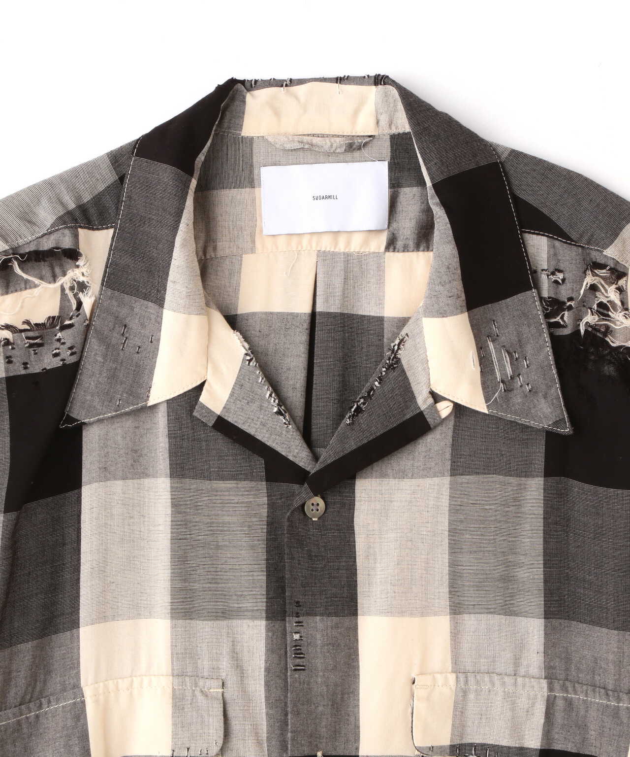 SUGARHILL 22aw BLOCK CHECK SHIRT-