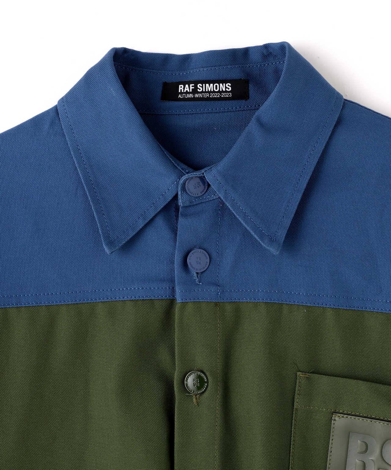 RAFSIMONS/ラフシモンズ/Oversize Bicolor Denim Shirt | LHP 