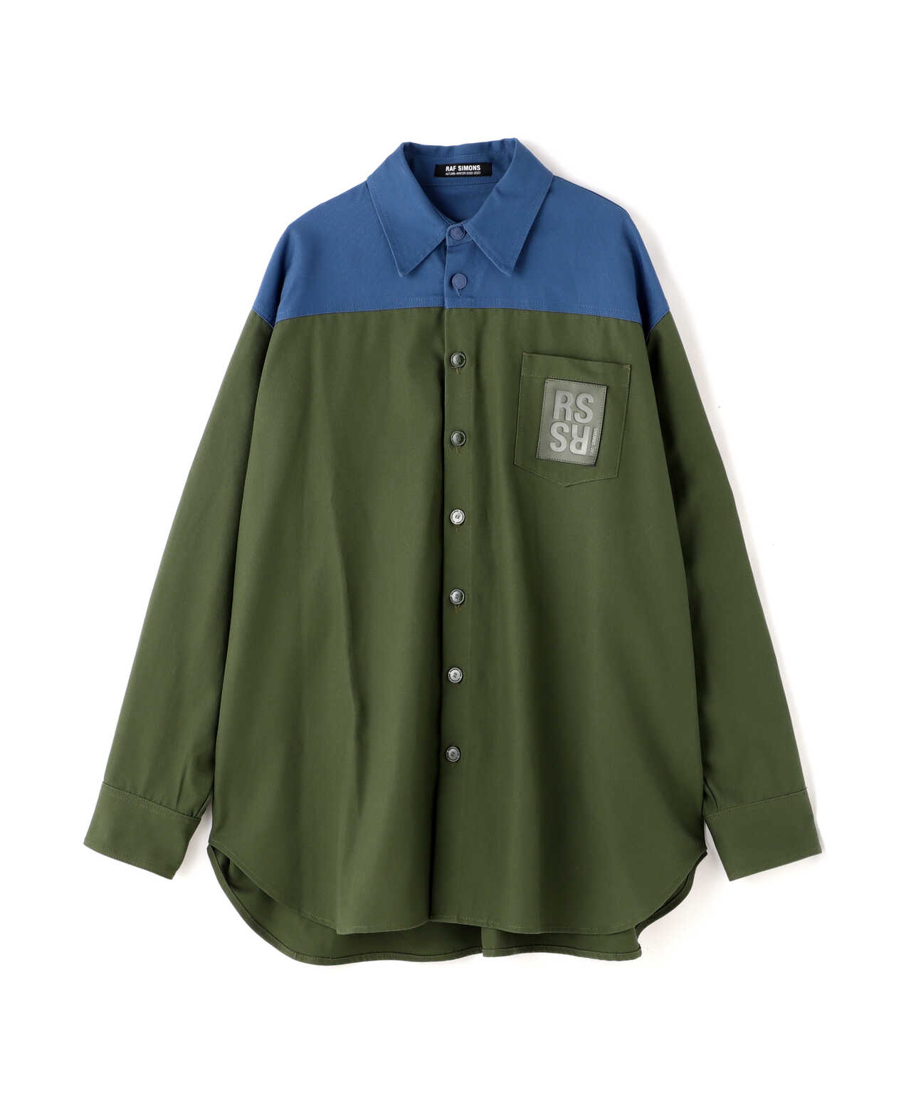 RAFSIMONS/ラフシモンズ/Oversize Bicolor Denim Shirt | LHP ...