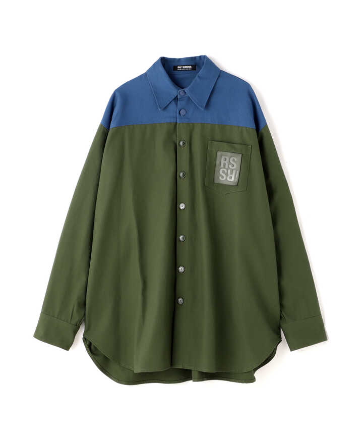 RAFSIMONS/ラフシモンズ/Oversize Bicolor Denim Shirt | LHP 