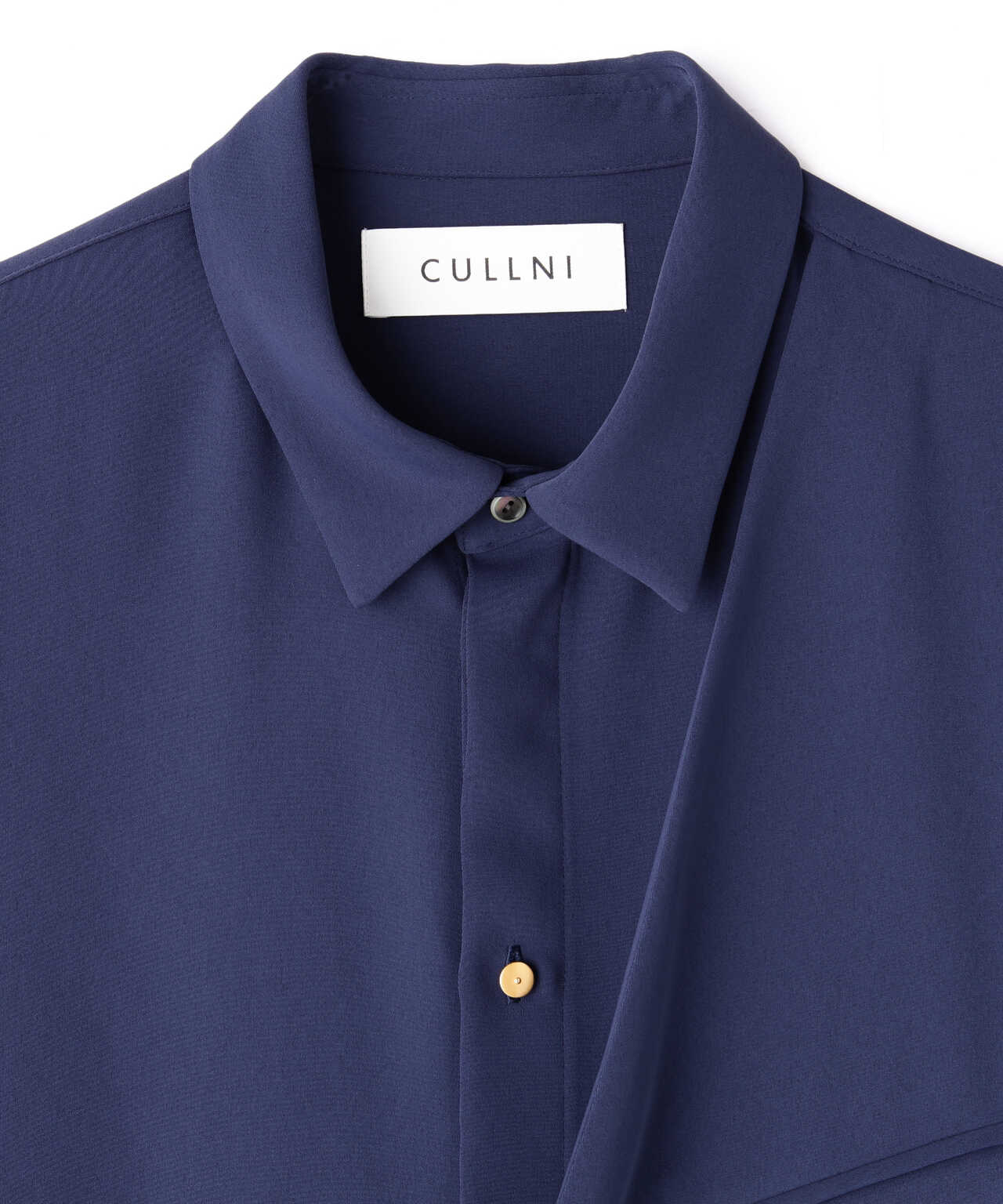 【美品】 [最終価格]CULLNI 2022AW シャツ Blue (1回着用)