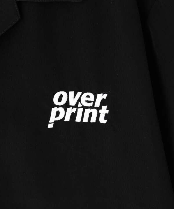 over print/オーバープリント/Lotus HS Shirt/グラフィック開襟シャツ
