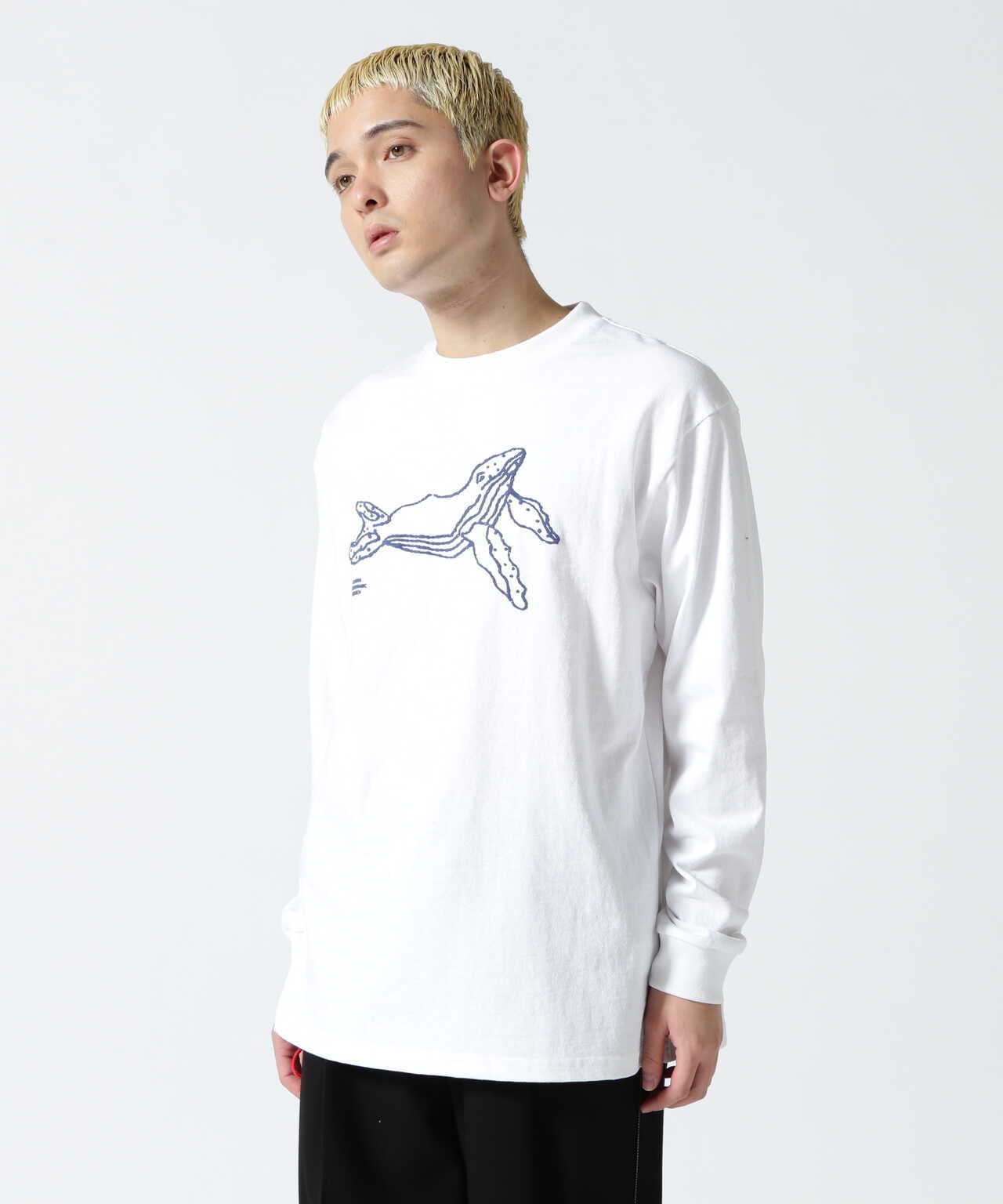 WHR WHALE LS TEE ロンT - Tシャツ/カットソー(七分/長袖)