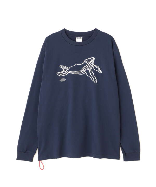 WHR WHALE LS TEE ロンT - Tシャツ