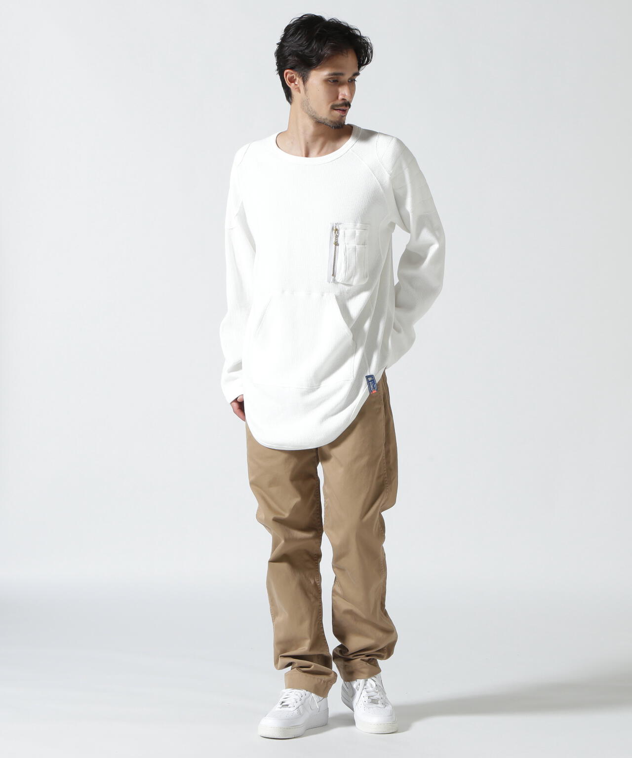 Blackmeans/ブラックミーンズ/ROUND HEM LS TEE/ラウンドヘムロング