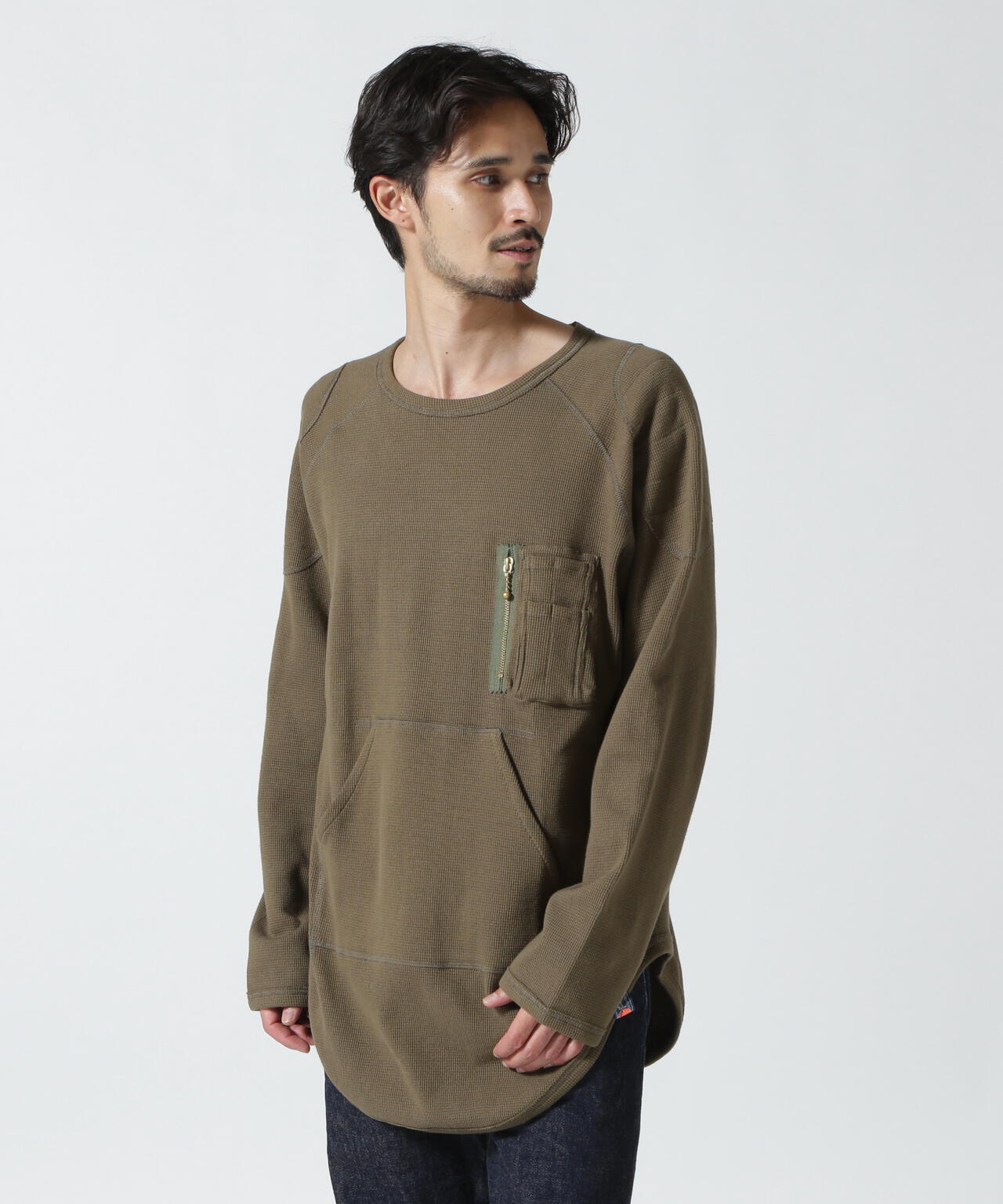 Blackmeans/ブラックミーンズ/ROUND HEM LS TEE/ラウンドヘムロング