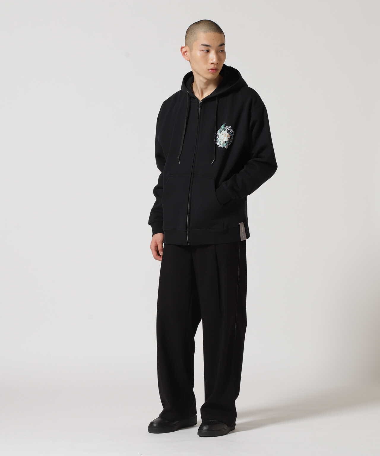 A4A/エーフォーエー/CIRCLE ROSE ZIP HOODIE/ジップアップパーカー