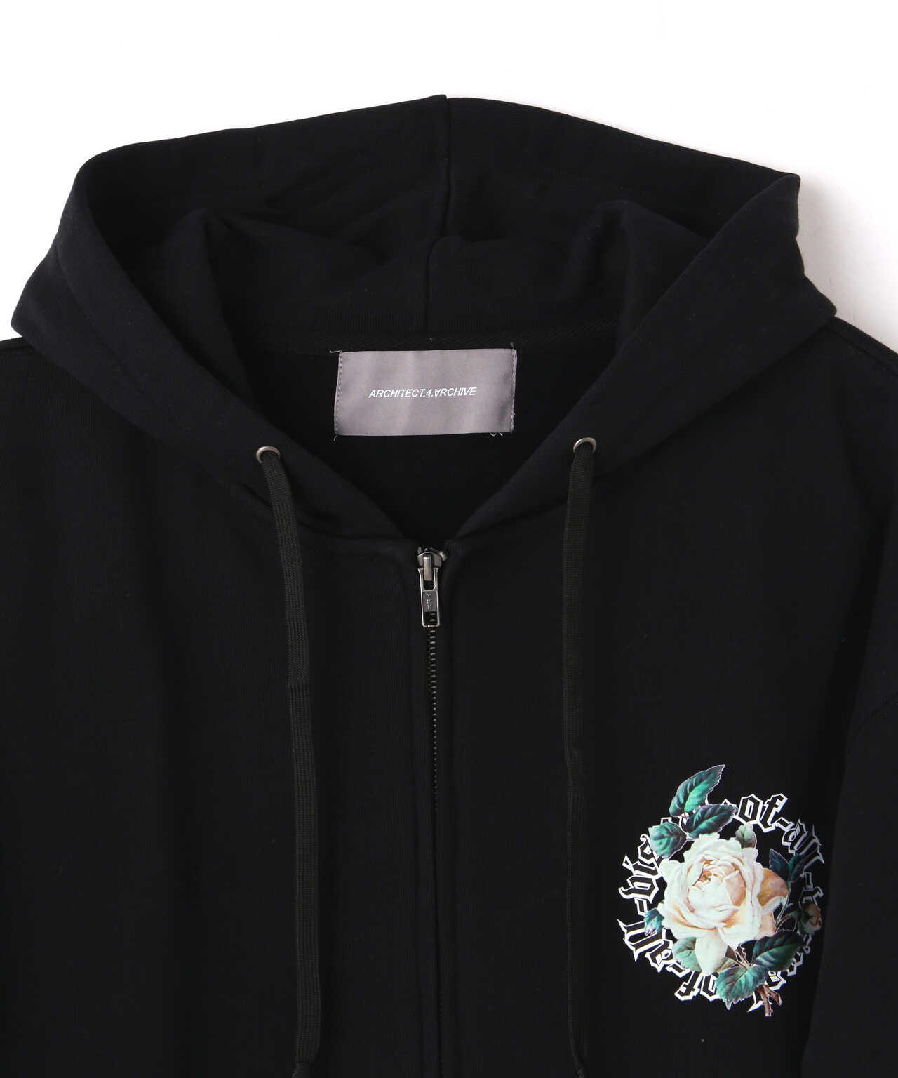 A4A/エーフォーエー/CIRCLE ROSE ZIP HOODIE/ジップアップパーカー