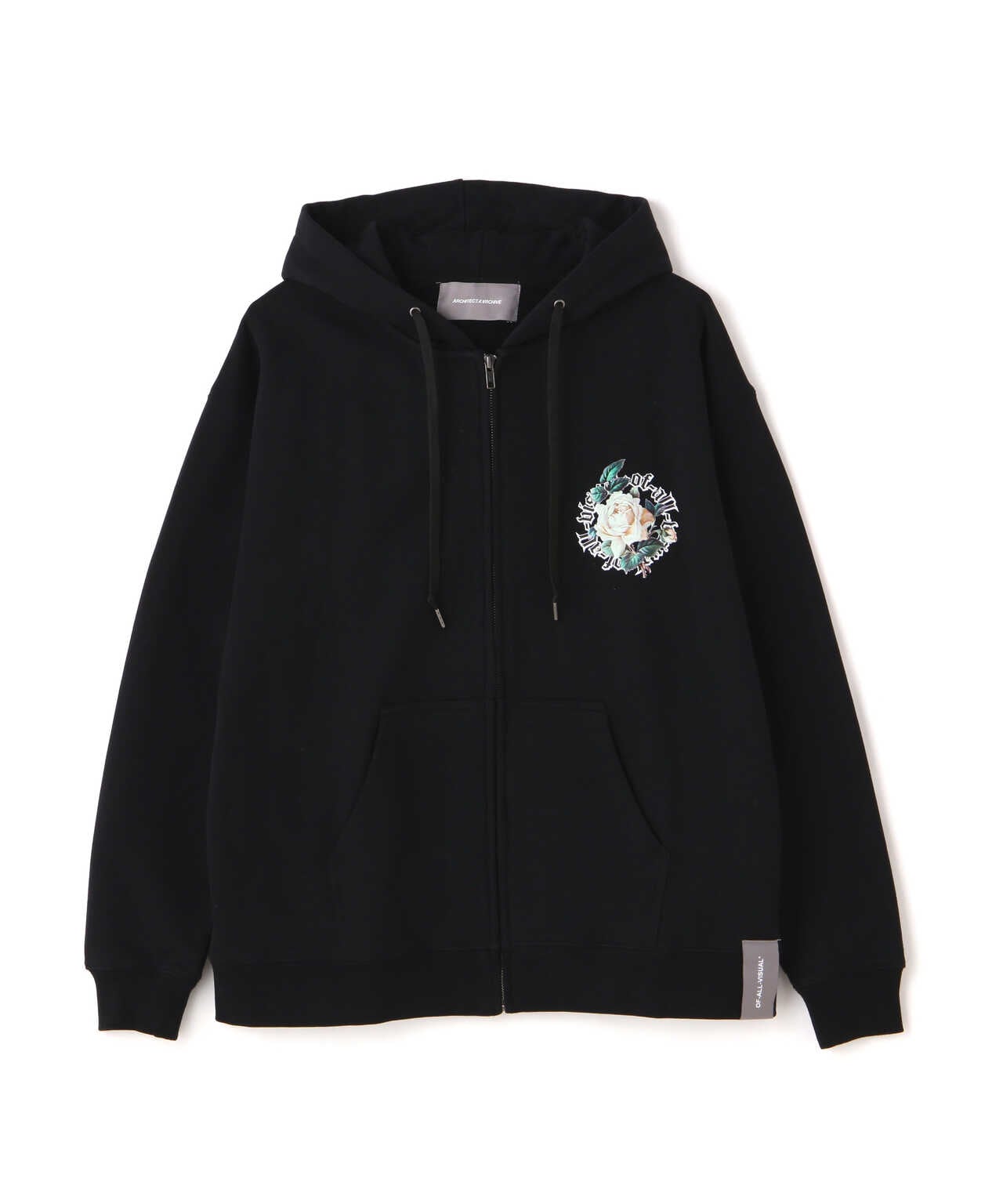 A4A/エーフォーエー/CIRCLE ROSE ZIP HOODIE/ジップアップパーカー