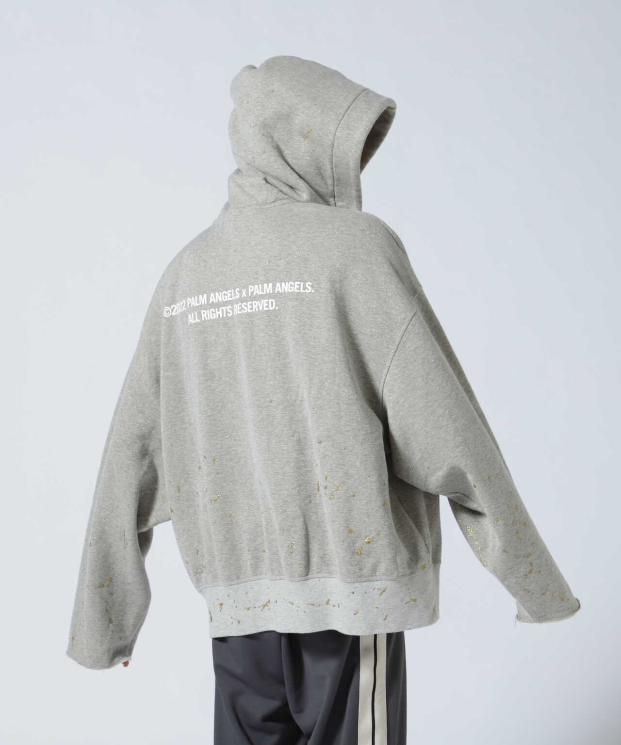 PalmAngels/パームエンジェルス/PAINTED RAW CUT HOODIE/パーカー ...