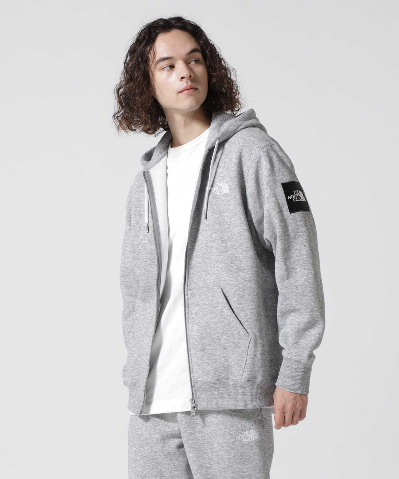 THE NORTH FACE/ザ・ノースフェイス/Square Logo Full Zip Hoodie