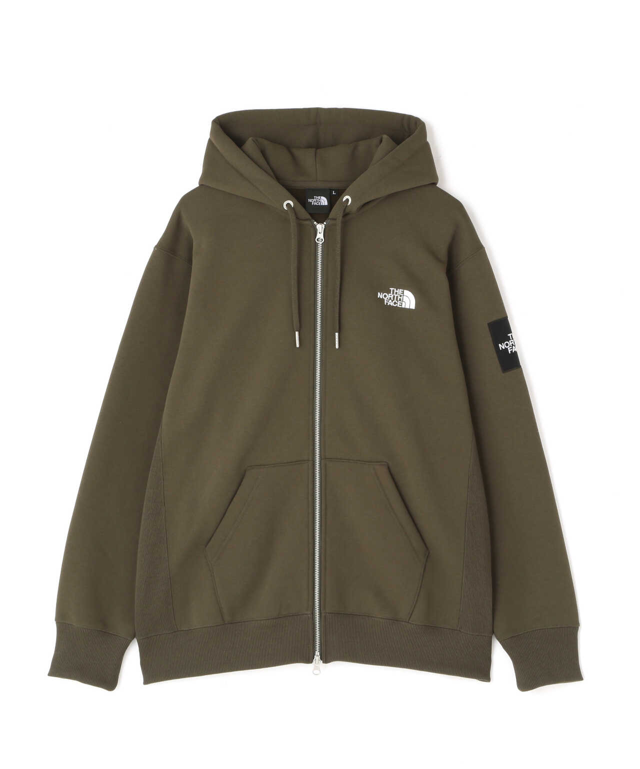 THE NORTH FACE/ザ・ノースフェイス/Square Logo Full Zip Hoodie/スクエアロゴフルジップフーディー