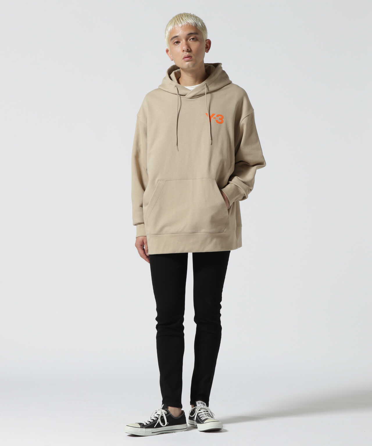 店内全品ﾎﾟｲﾝﾄ2倍!! Y-3 ワイスリー CLASSIC CHEST LOGO HOODIE