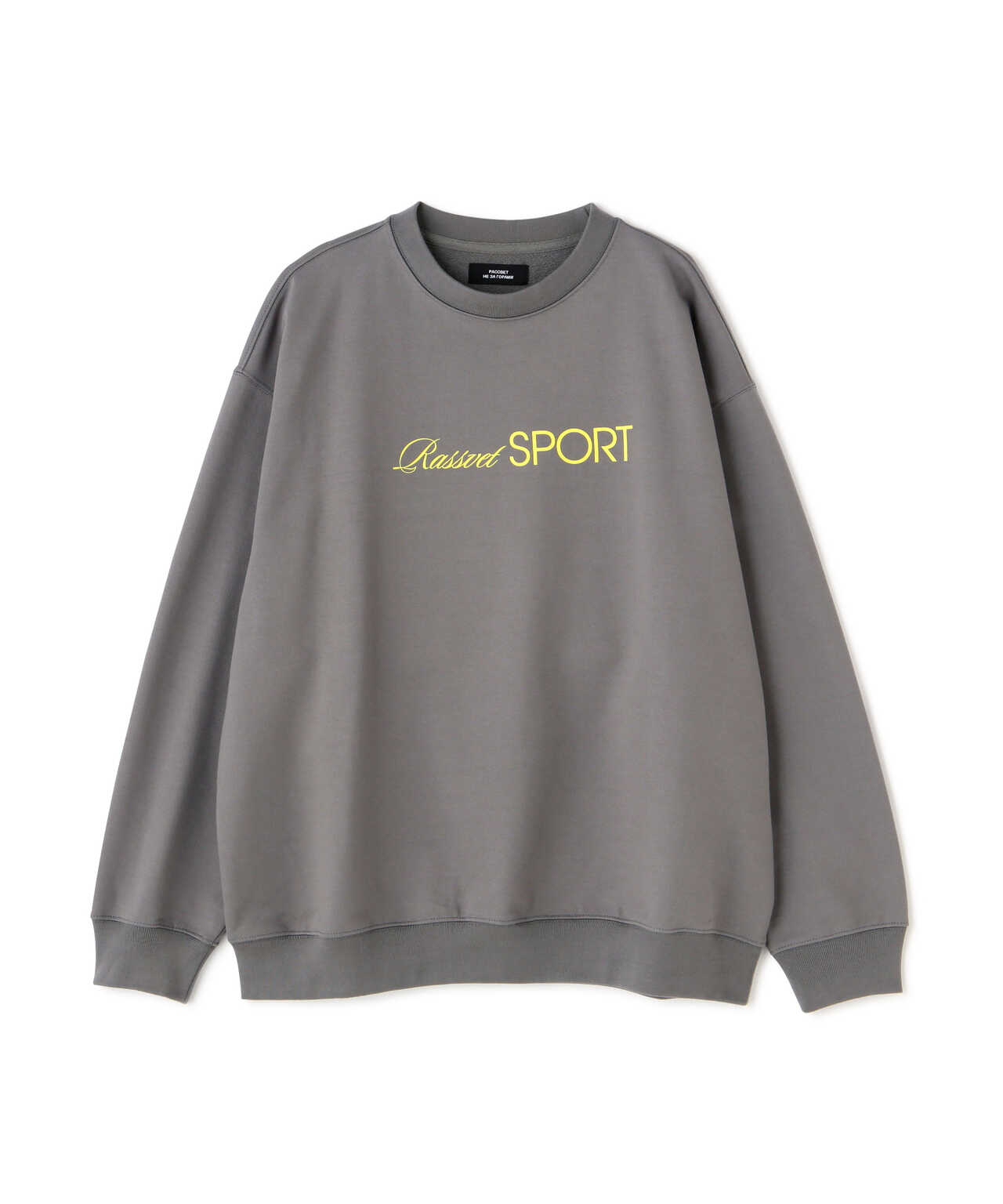 RASSVET(PACCBET)/ラスベート/SPORT SWEATSHIRT/ロゴスウェットシャツ ...