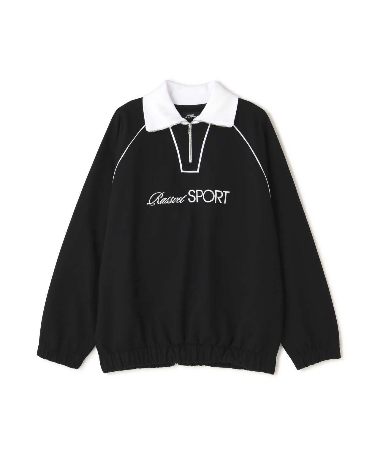 RASSVET(PACCBET)/ラスベート/SPORT COLLARED SWEAT/ハーフジップ