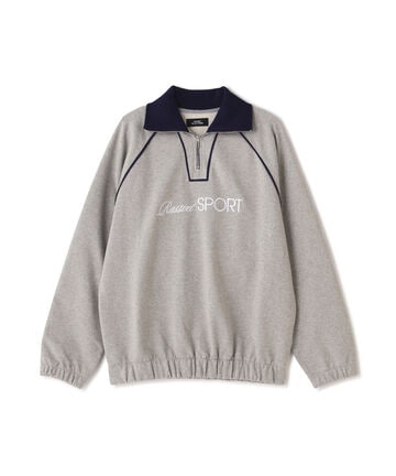 RASSVET(PACCBET)/ラスベート/SPORT COLLARED SWEAT/ハーフジップスウェット