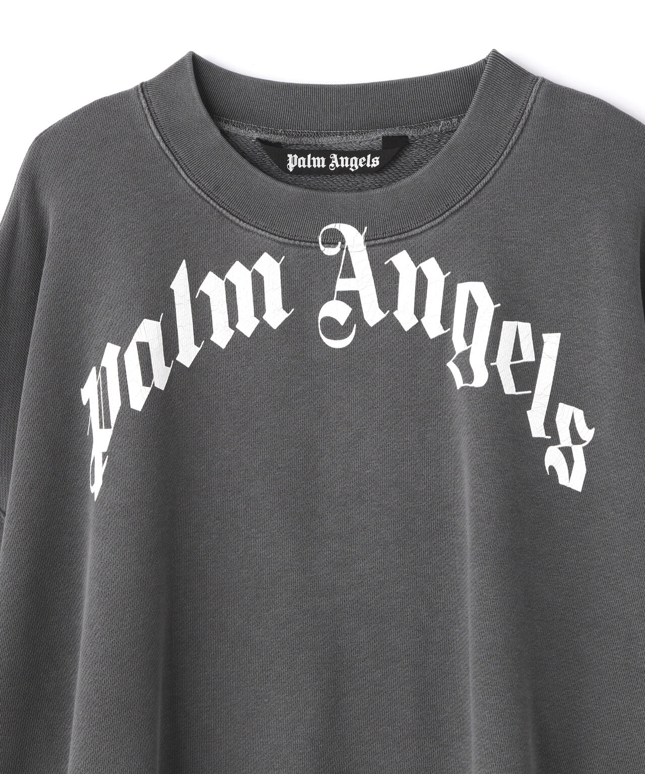 PalmAngels/パームエンジェルス/GD CURVED LOGO CREW/カーブロゴスウェットシャツ | LHP ( エルエイチピー ) |  US ONLINE STORE（US オンラインストア）