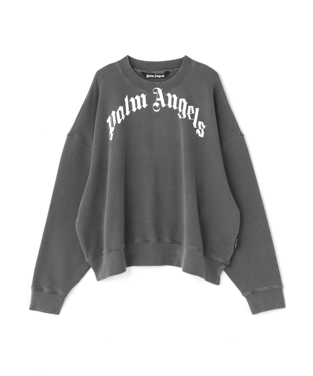 palm angels curved logo coat チェスターコート