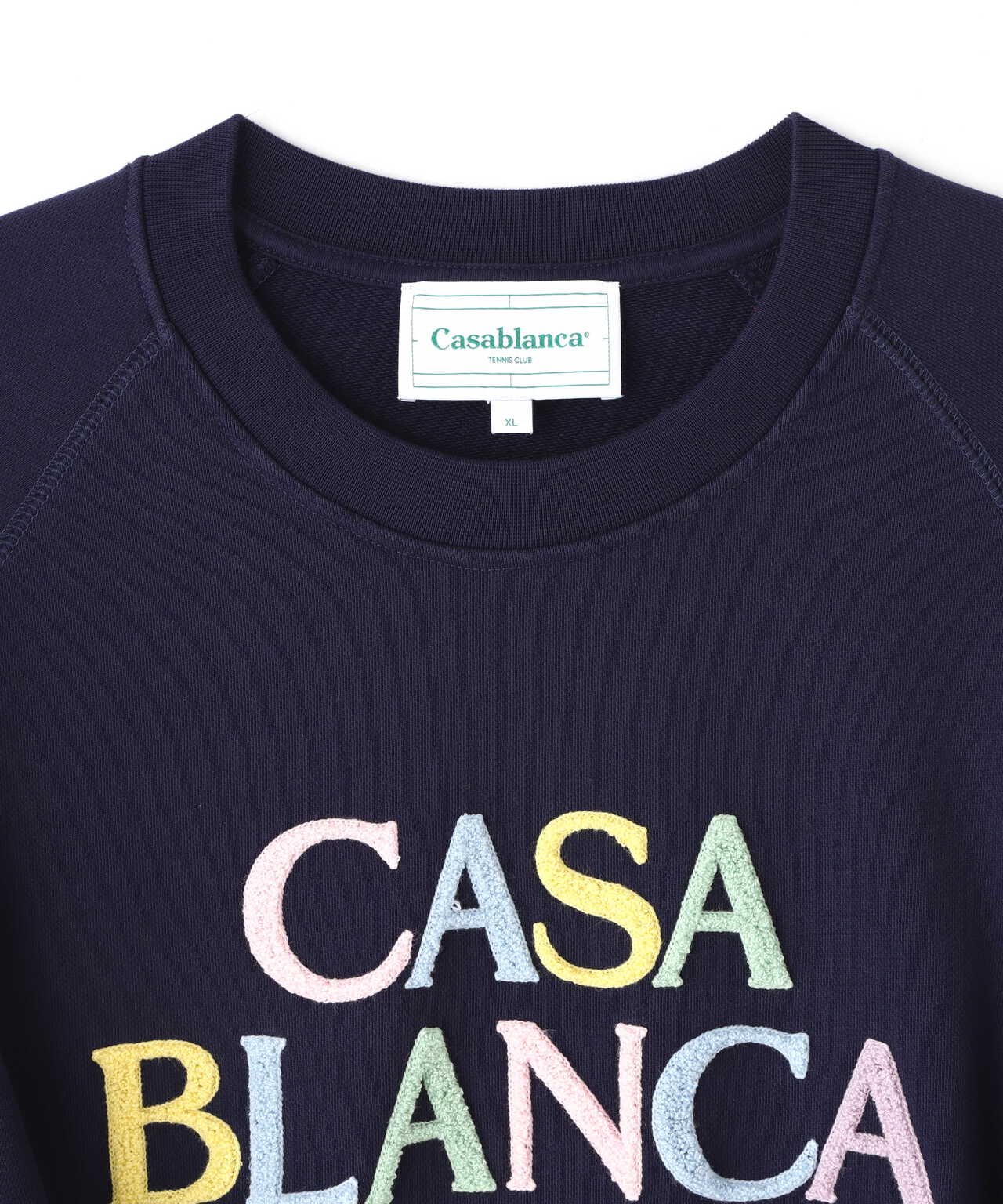 CASABLANCA/カサブランカ/STACKED LOGO RAGLAN SWEATSHIRT/ロゴ