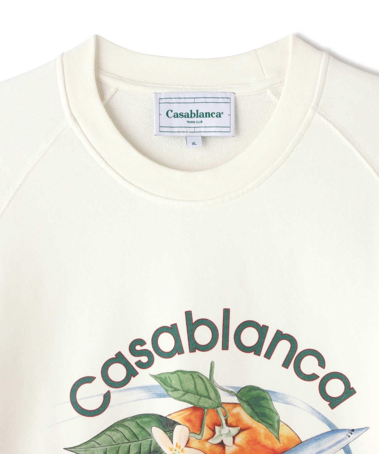 CASABLANCA/カサブランカ/DE L'ORANGE RAGLAN SWEATSHIRT/ラグラン