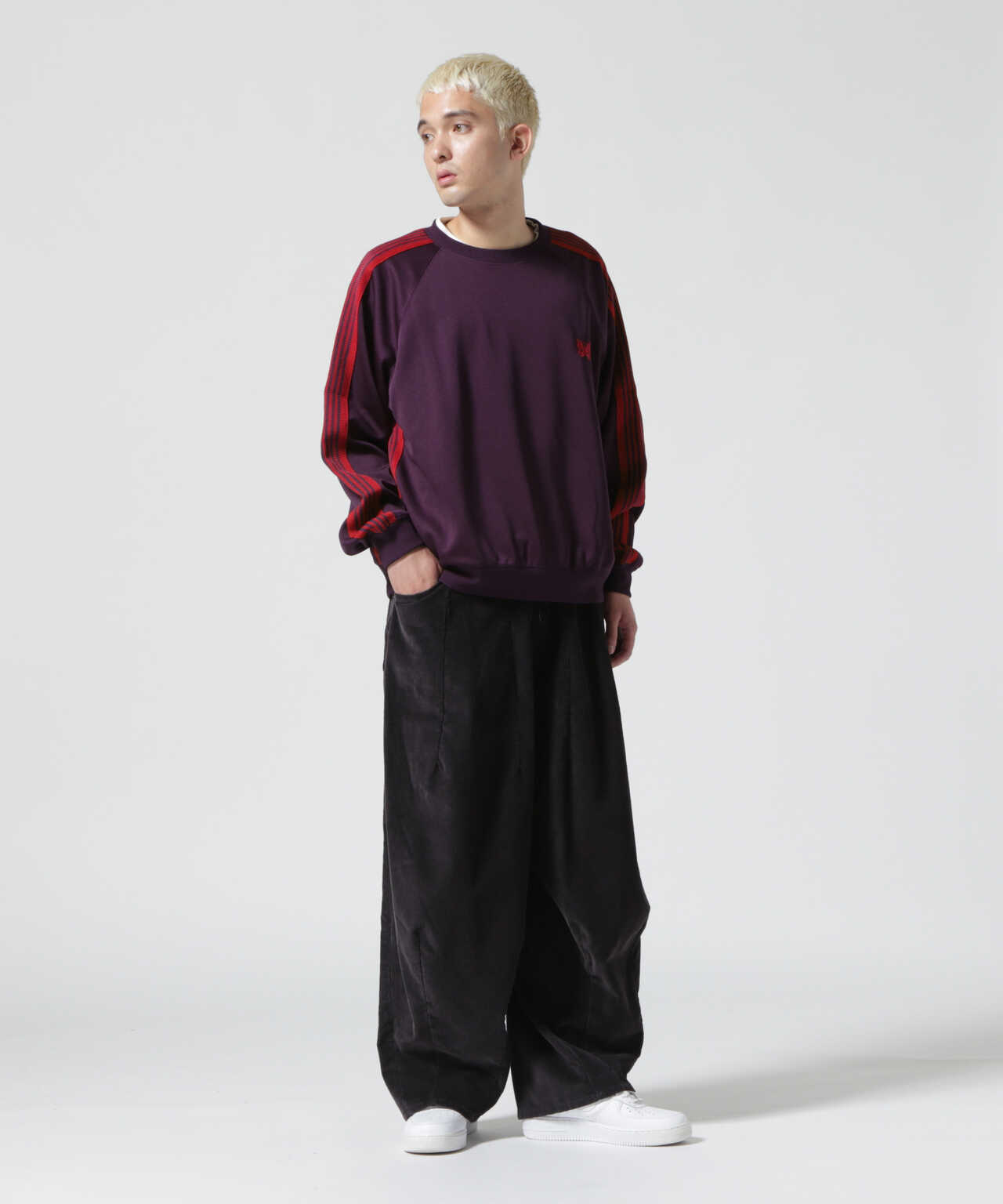 Needles Track Pant & CREW NECK SHIRT L