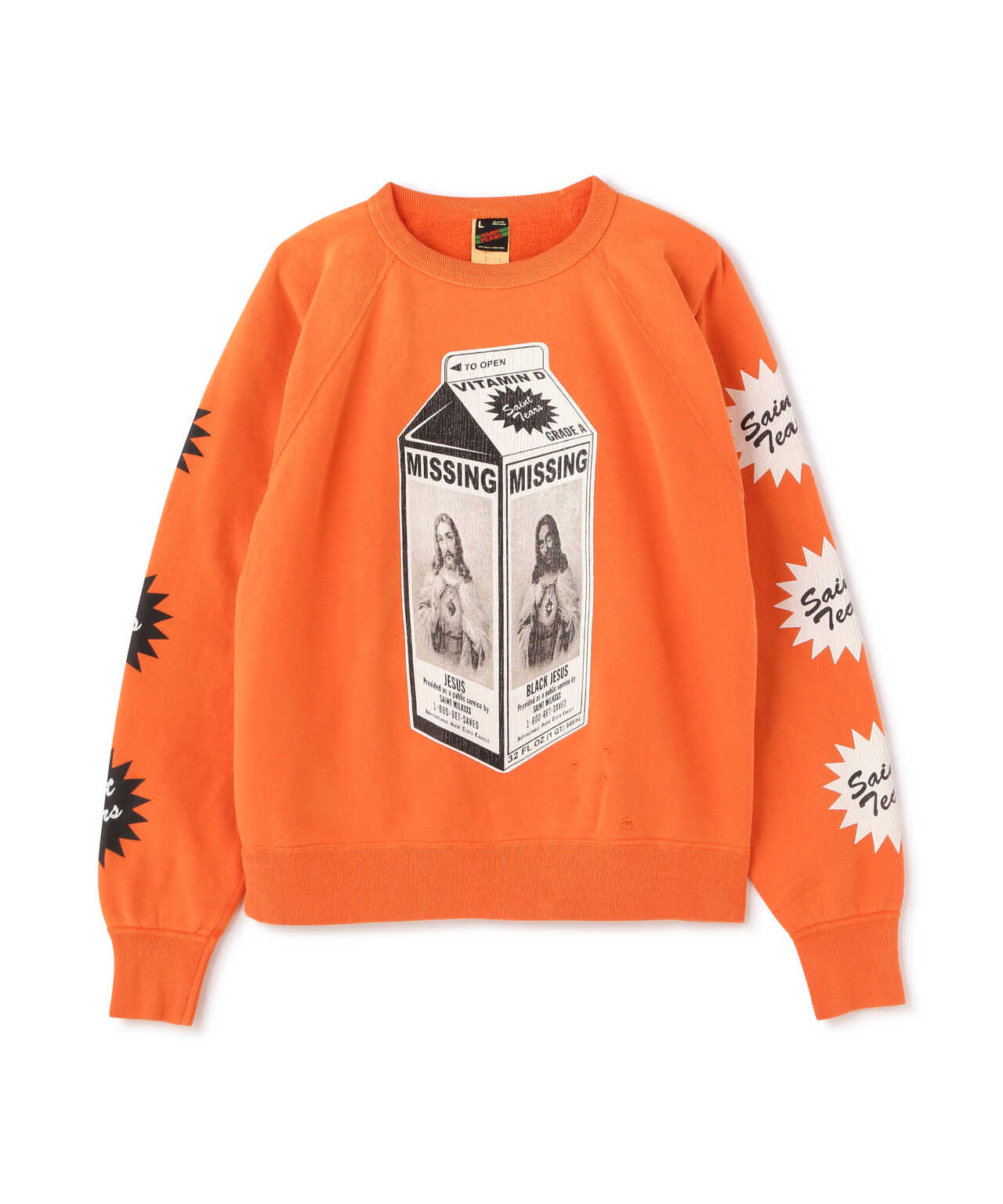 SAINT TEARS (Saint Mxxxxxx × Denim Tears) /MILK PACK SWEAT SHIRT