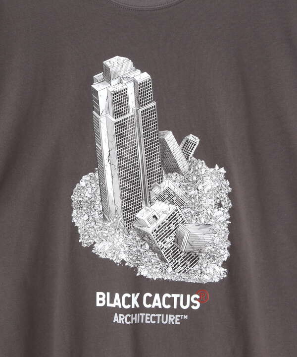 BlackCactus/ブラックカクタス/Architecture T-Shirt/グラフィックTシャツ