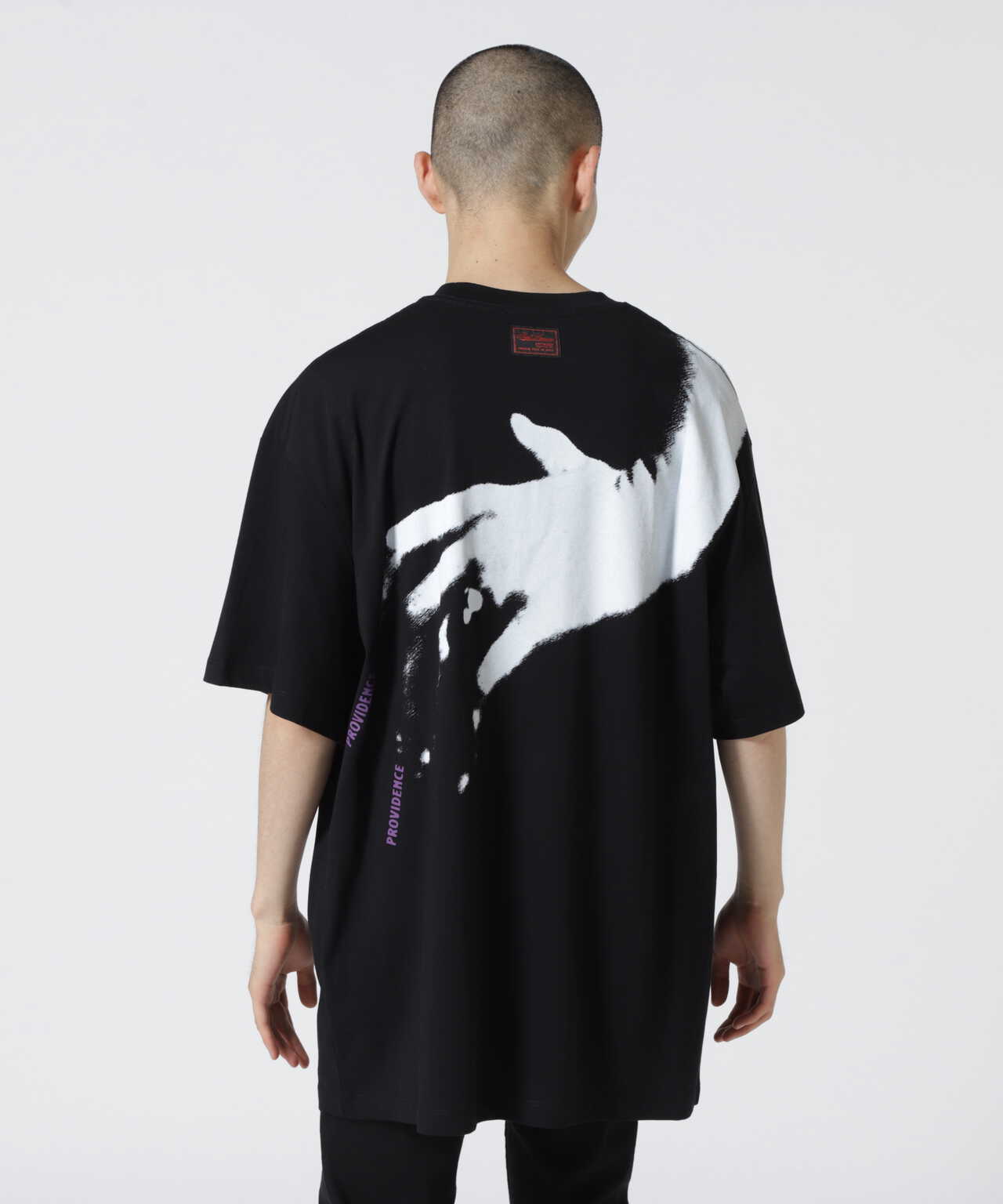 RAF SIMONS ラフシモンズ　デザインカットTシャツファッション