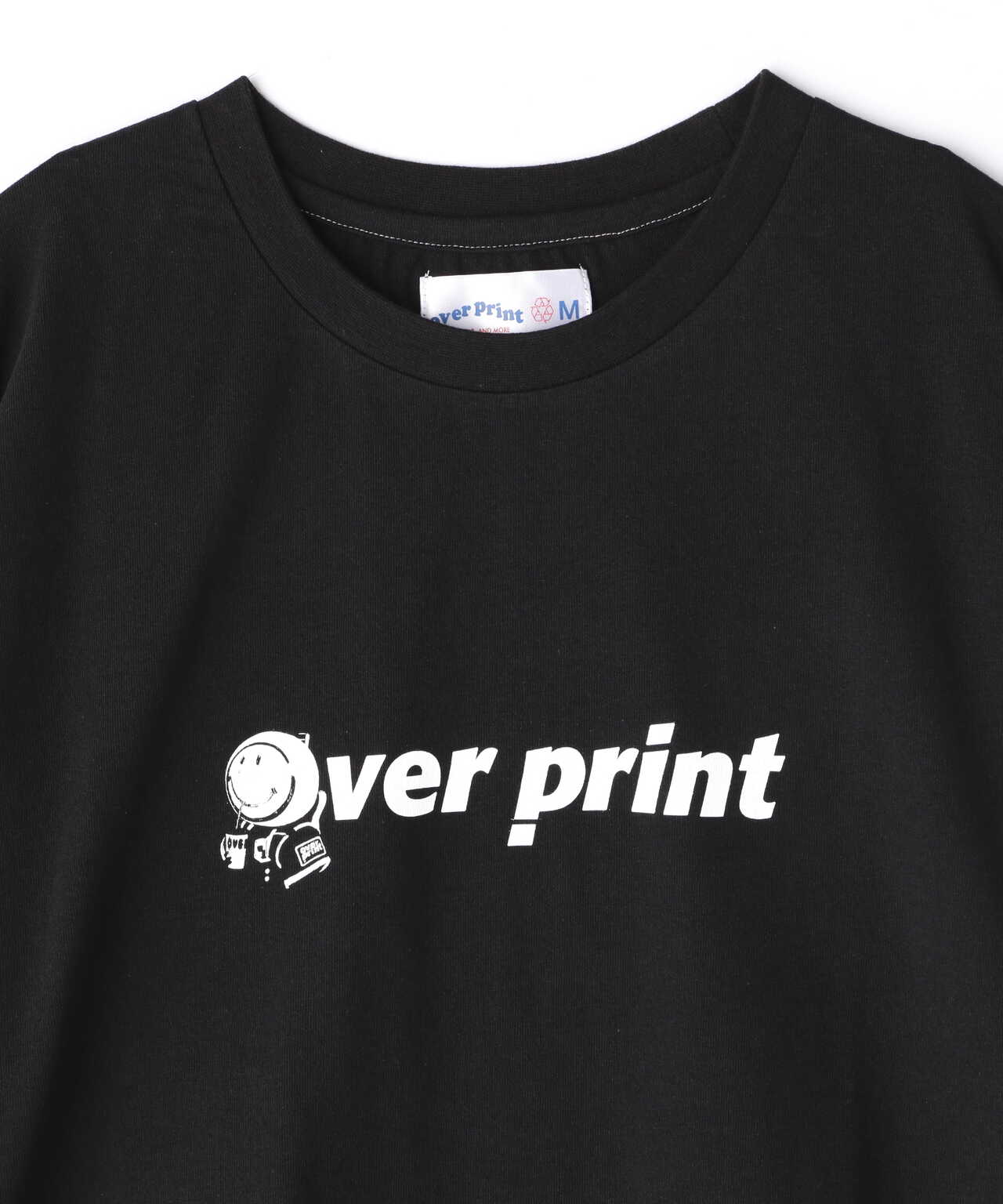 over print/オーバープリント/BACK SMILY 1/2S TEE/グラフィックTシャツ