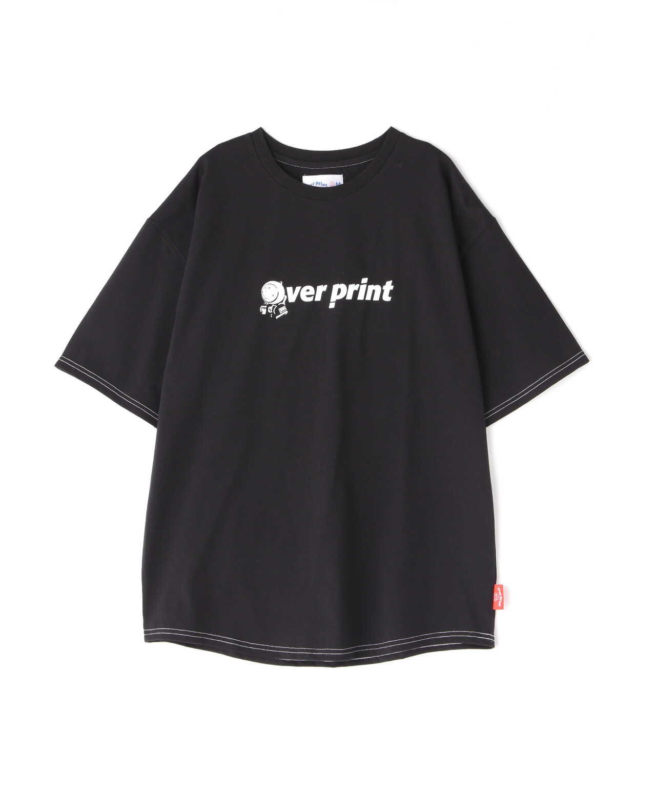 OVER PRINT(オーバープリント)/ EYES EMB sweatshirts like LS TEE -2COLOR