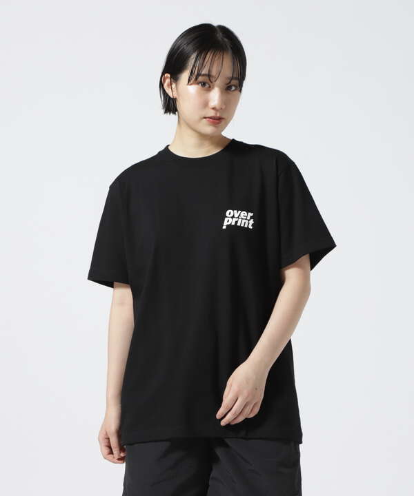 overprint バックプリントTシャツ - Tシャツ/カットソー(半袖/袖なし)