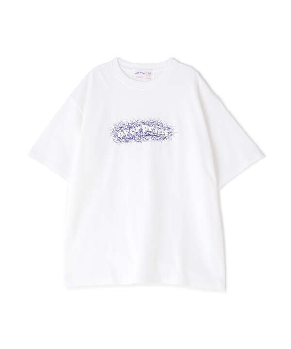 over print/オーバープリント/エンボスロゴTシャツ