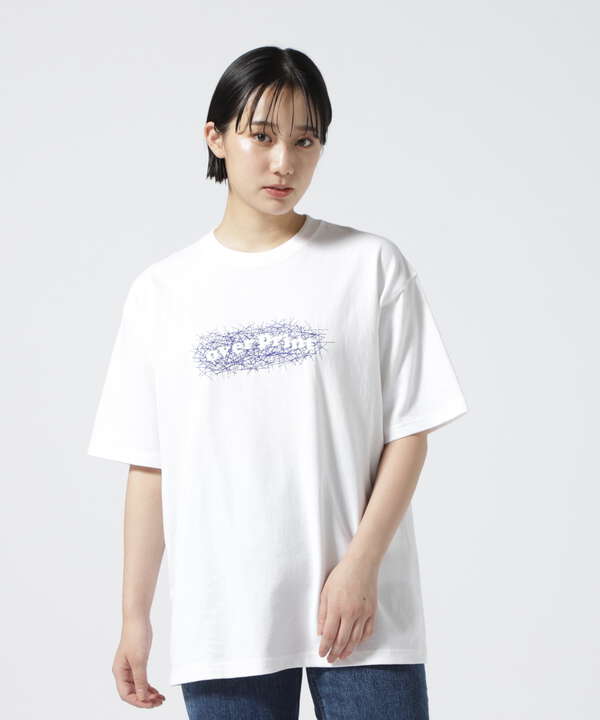 over print/オーバープリント/エンボスロゴTシャツ（7842235740