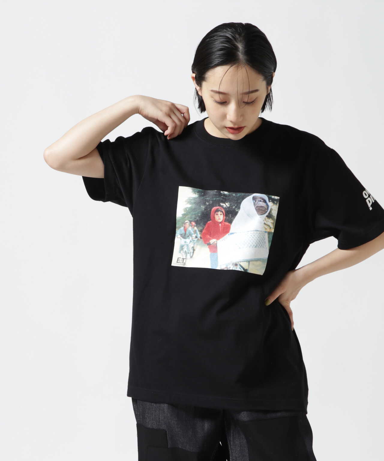 over print Tシャツ