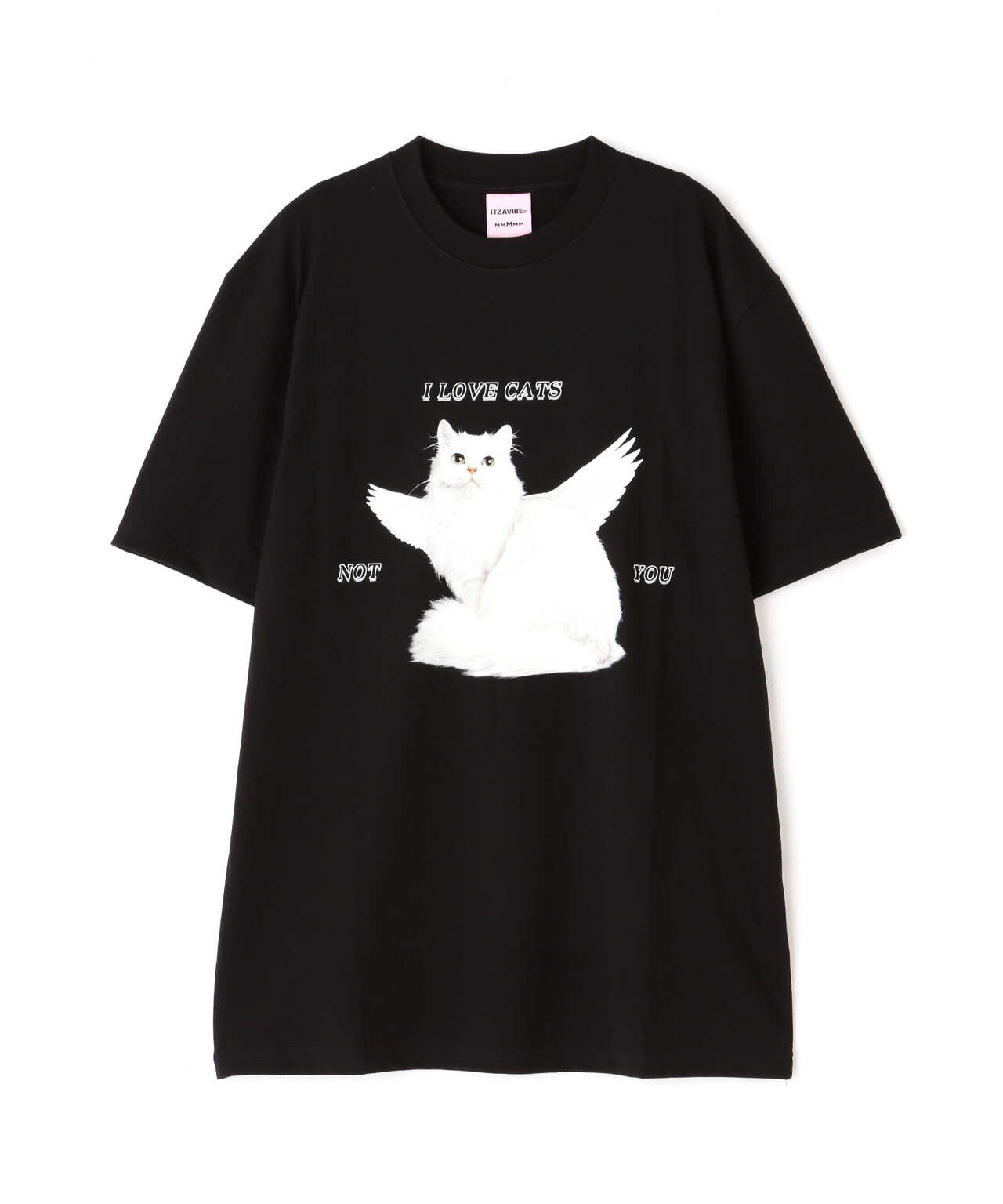 ITZAVIBE/イッザバイブ/ANGEL CAT VER.2/Tシャツ