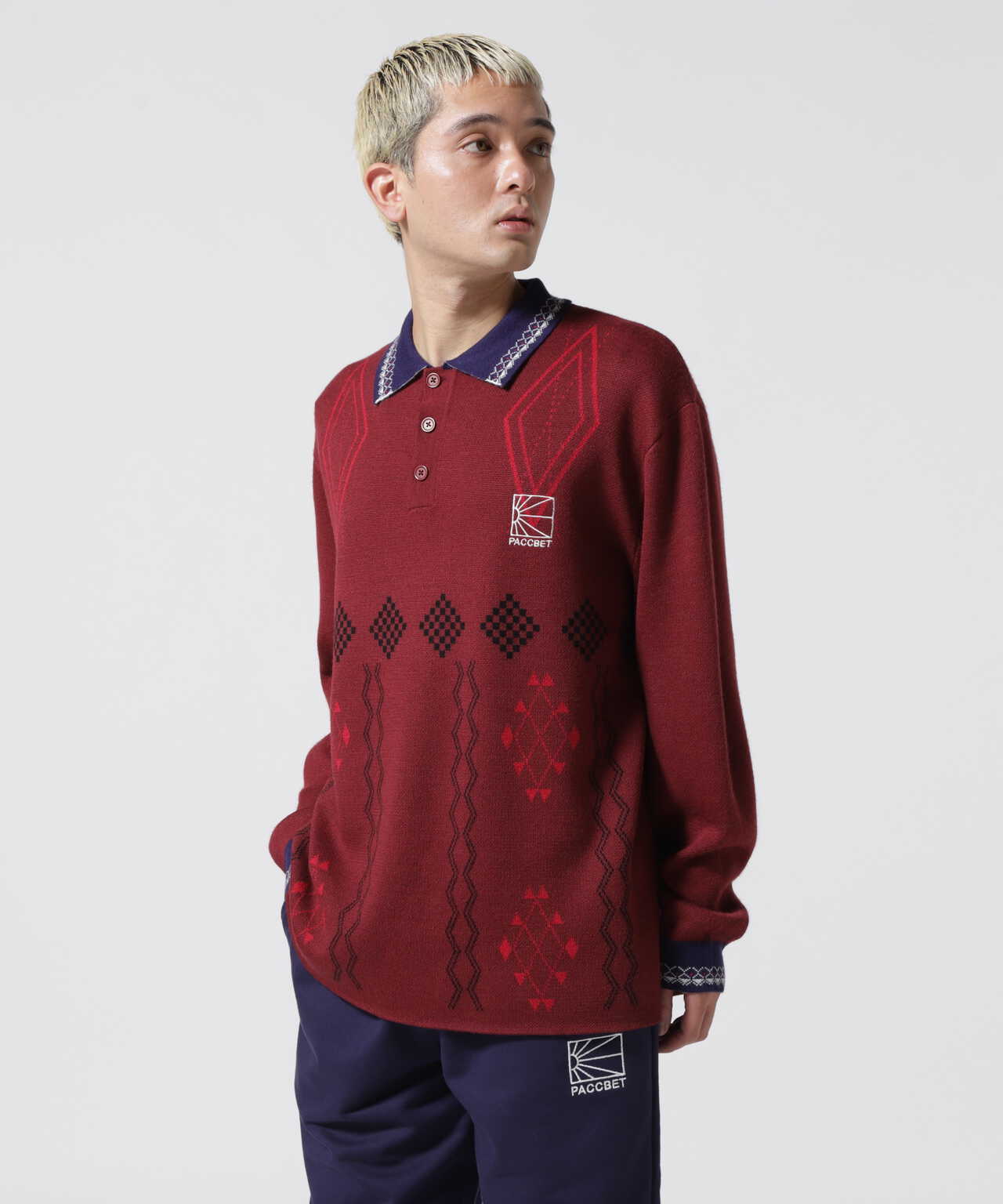 RASSVET(PACCBET)/ラスベート/LOGO POLO KNIT/ロゴポロニット | LHP ...